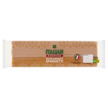 Co-op Italian Menu Wholewheat Spaghetti 500g