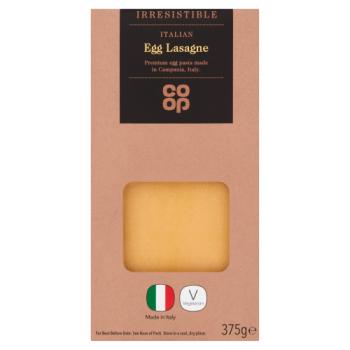 Co-op Irresistible Italian Egg Lasagne 375g