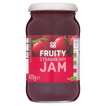 Co-op Fruity Strawberry Jam 420g