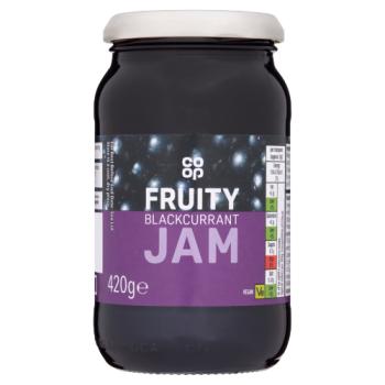 Co-op Blackcurrant Jam 420g