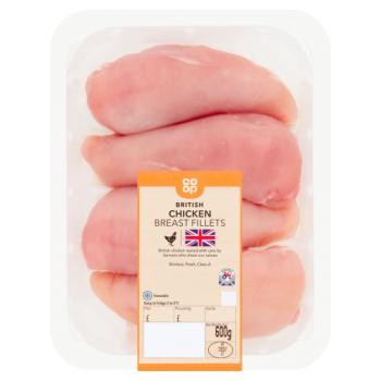 Ð¡Ð¾-Ð¾Ñ British Chicken Breast Fillets 450g