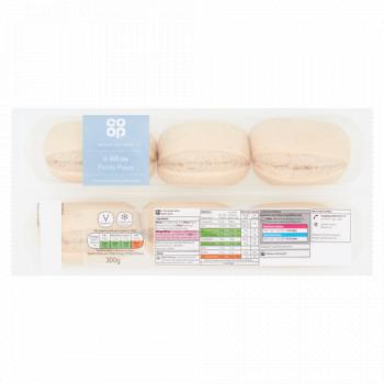 Co-op 6 White Petits Pains 300g