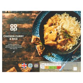 Coop Chinese Chicken Curry With Rice
