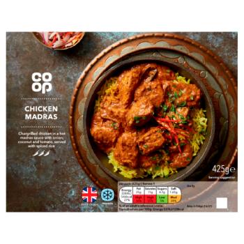 Coop Chicken Madras &amp; Rice