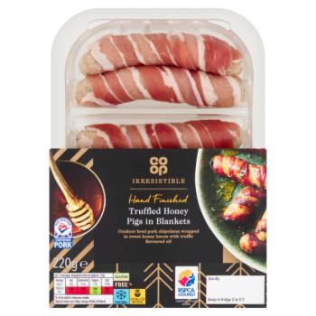 Co-op Irresistible Truffled Honey Pigs in Blankets 220g