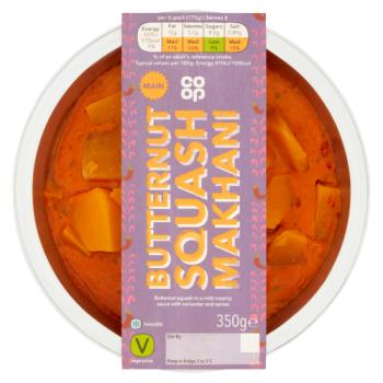 Co-op Butternut Squash Makhani 350g