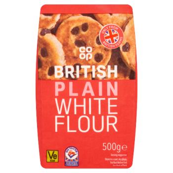 Co-op British Plain White Flour 500g