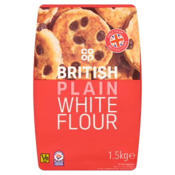 Co-op British Plain White Flour 1.5kg