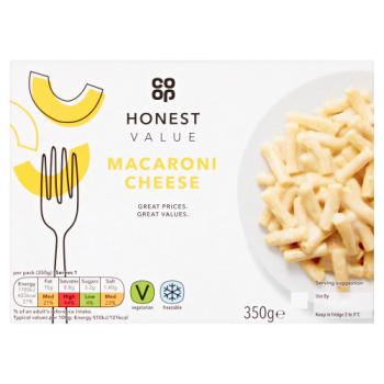 Co-op Honest Value Macaroni Cheese 350g