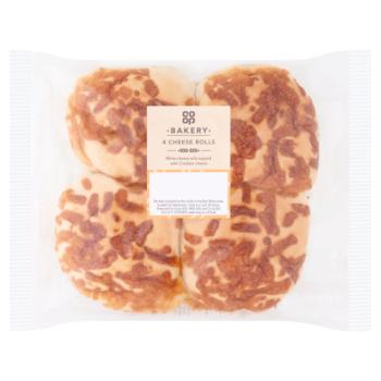 Co-op Bakery 4 Cheese Rolls