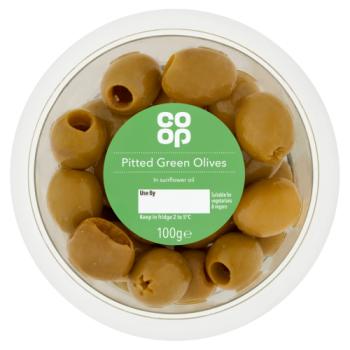 Co-op Green Olives 100g