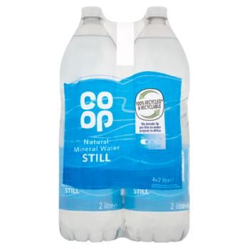 Co-op Natural Mineral Water Still 4 x 2 Litre
