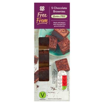 Co-op Free From 5 Chocolate Brownies