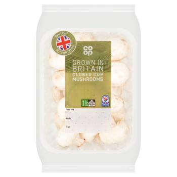 Co-op Closed Cup Mushrooms 300g