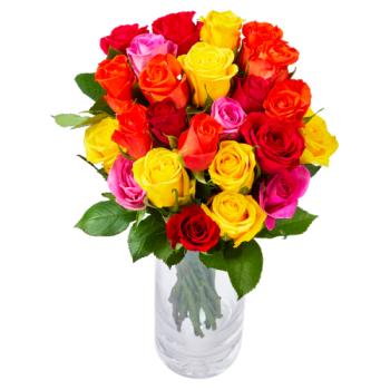 Co-op Two Dozen Rainbow Roses Bouquet