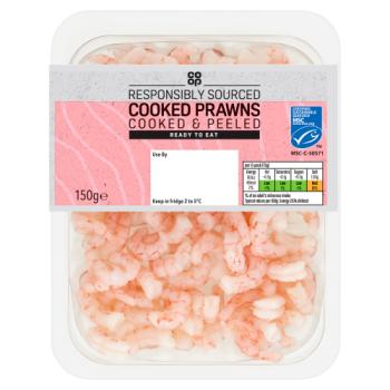 Co-op Cooked Prawns 150g