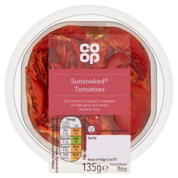 Co-op Sunsoaked Tomatoes 135g