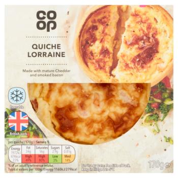 Co-op Quiche Lorraine 170g