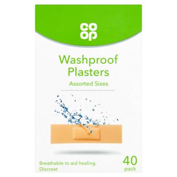 Co Op 40 Washproof Plasters