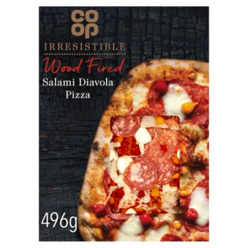 Co-op Irresistible Wood Fired Salami Diavola Pizza