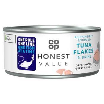 Co-op Honest Value Tuna Flakes in Brine 145g