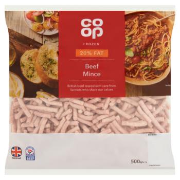 Co Op Beef Mince 20%