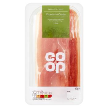 Co-op Prosciutto Crudo 6 Slices 80g