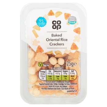 Co-op Baked Oriental Rice Crackers 25g