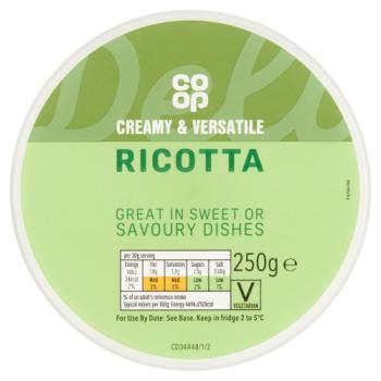 Co-op Ricotta 250g