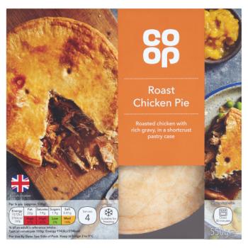 Co-op Roast Chicken Pie 550g