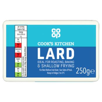 Co-op Cook's Kitchen Lard 250g