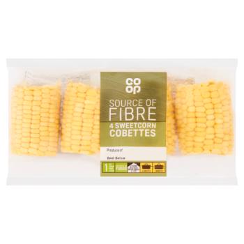 Co-op 4 Sweetcorn Cobettes