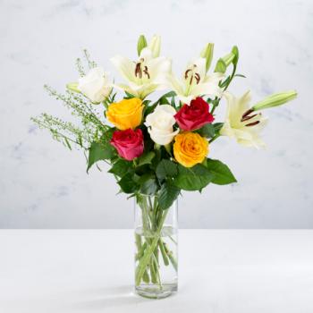 Co-op Rose and Lily Bouquet