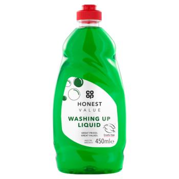 Co-op Honest Value Washing Up Liquid 450ml