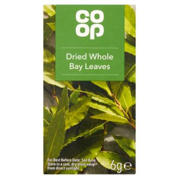 Co-op Dried Whole Bay Leaves 6g