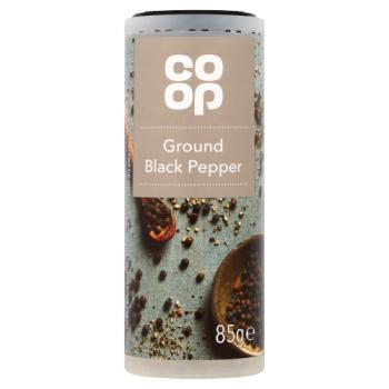 Co-op Ground Black Pepper 85g