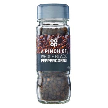 Co-op Whole Black Peppercorns 49g