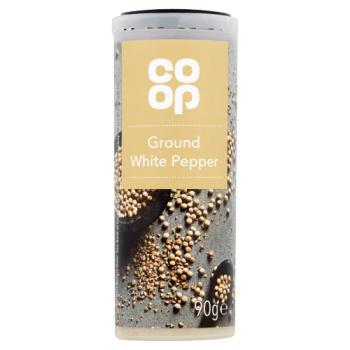 Co-op Ground White Pepper 90g