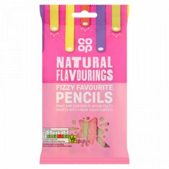 Co-op Fizzy Favourite Pencils 160g