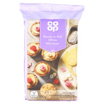 Co Op Ready To Roll White Marzipan 500g