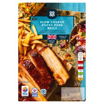 Co-op Slow Cooked Sticky Pork Belly 370g