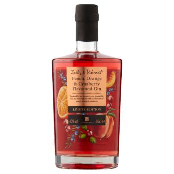 Co-op Irresistible Limited Edition Peach, Orange & Cranberry Flavoured Gin 50cl