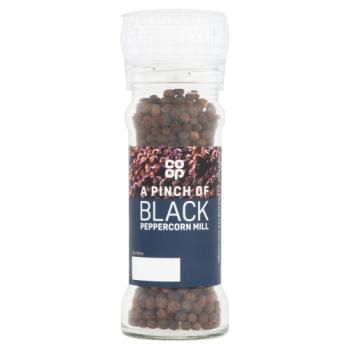 Co-op A Pinch of Black Peppercorn Mill 50g