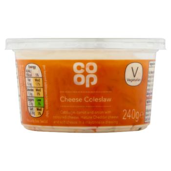 Co-op Cheese Coleslaw 240g