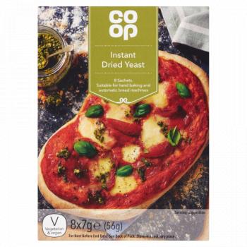 Co-op Instant Dried Yeast 8 x 7g (56g)