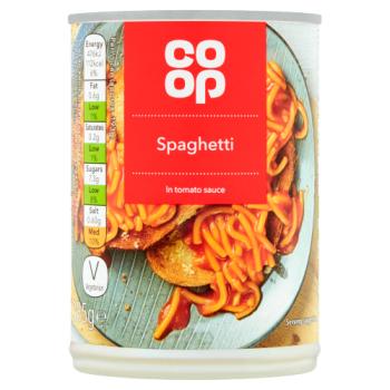 Coop Spaghetti In Tomato Sauce