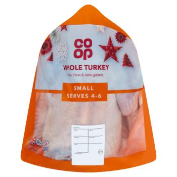 Co-op Whole Turkey Small 3.01kg