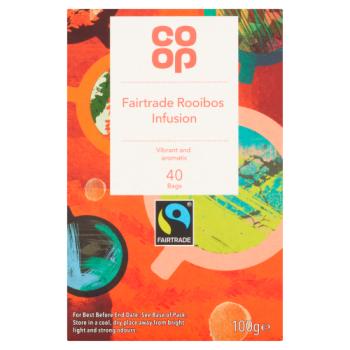 Co-op Fairtrade Rooibos Infusion 40 Bags 100g