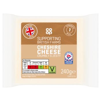 Co-op Cheshire Cheese 240g