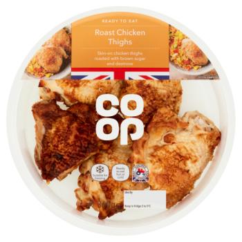 Co-ор Ready To Eat Roast Chicken Thighs 360g